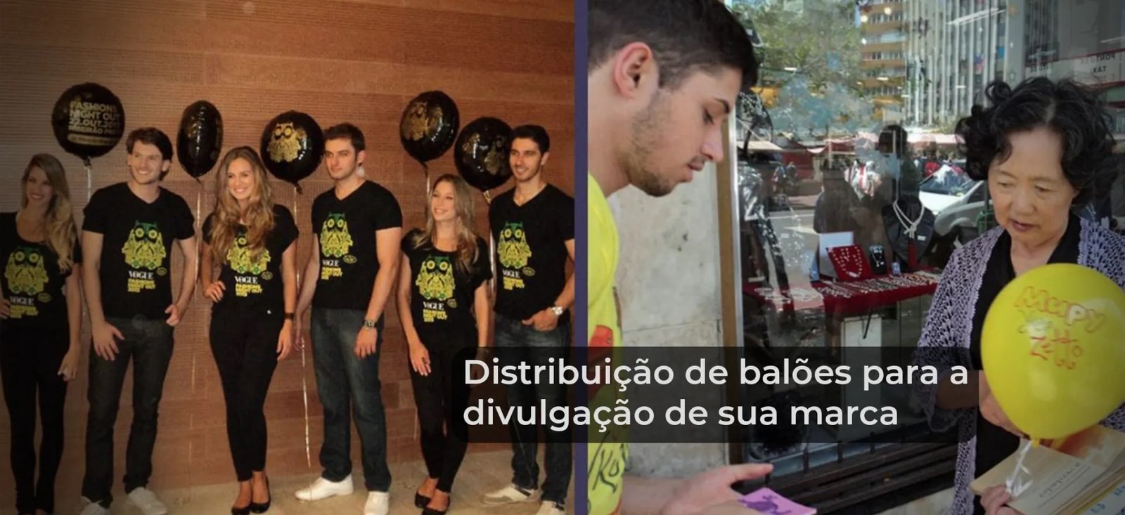 Distribuição de Balões em Eventos Promocionais
