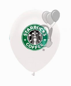 Balões Personalizados Látex - Bexiga Starbucks